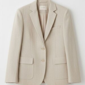blazer de lino natural
