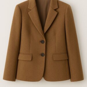 saco slim fit marrón