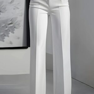 pantalón sastrero blanco tailored fit