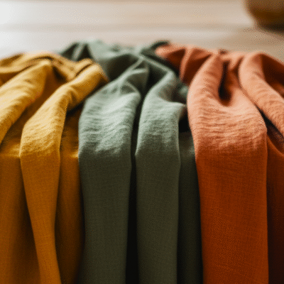 Mostaza, verde oliva, terracota